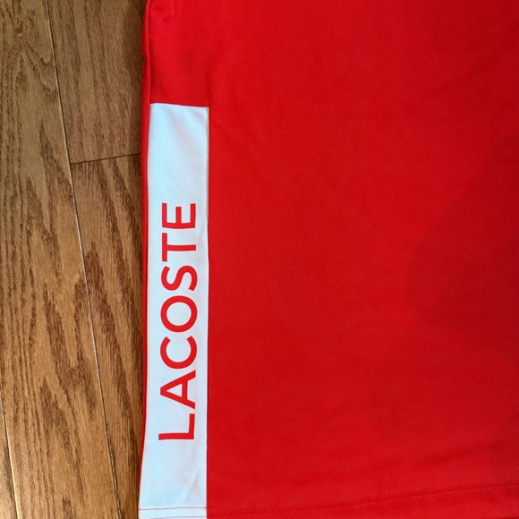 Lacoste - Men's Red and Black Shirt - Size X Large - Like New ! - Picture 3 of 10
